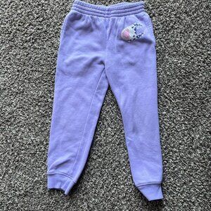 Champion Purple Sweatpants with Pink Details – Kids Size 5T – Fleece Joggers